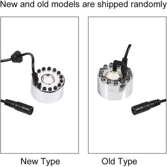 12 LED Mist Maker, 24V Color Changing Mister Fogger Water Fountain Fog Machine - Picture 3 of 8